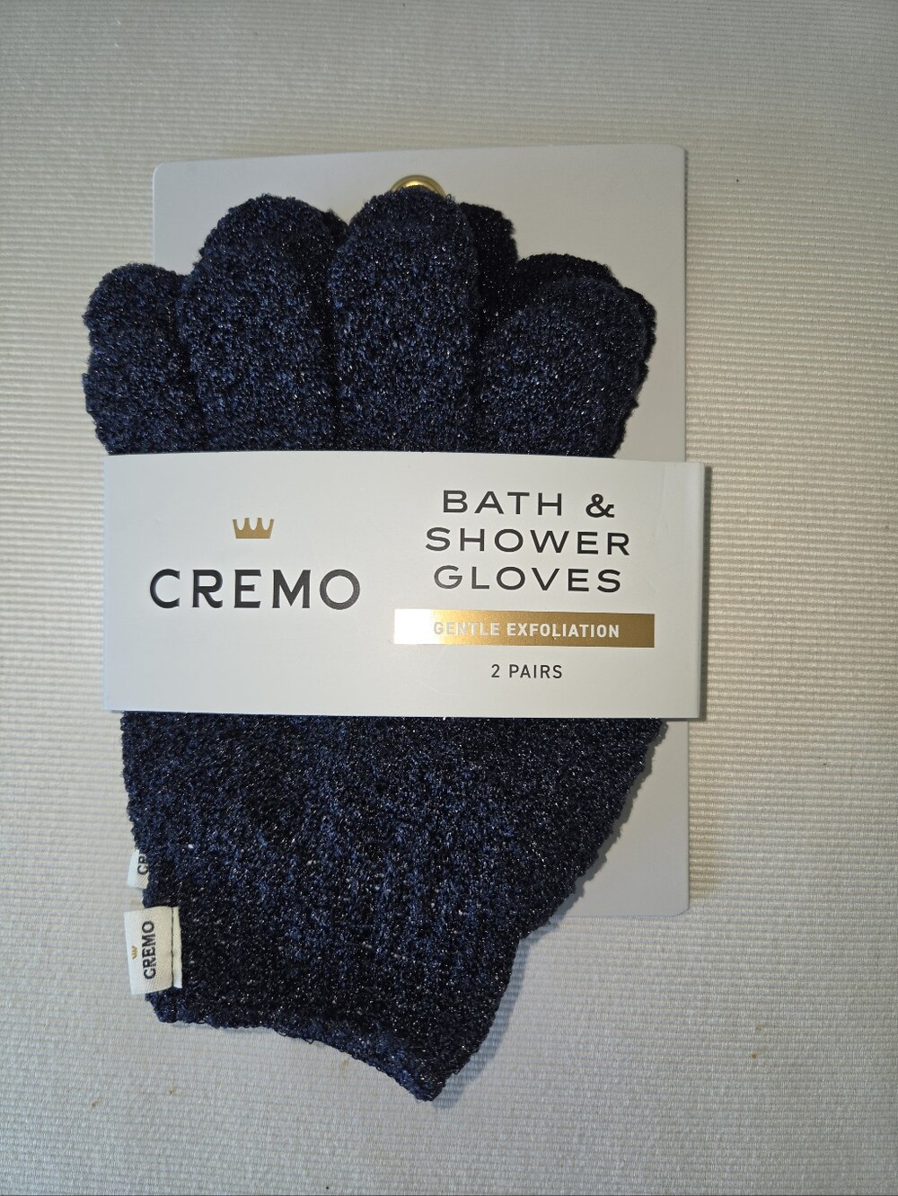Cremo Bath & Shower Exfoliating Gloves - 2 Pairs - 4 Gloves